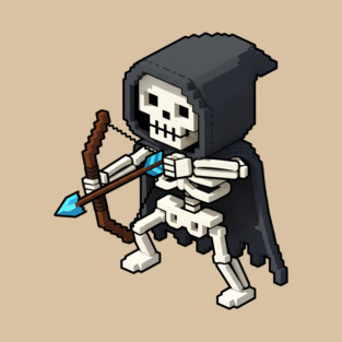Voxel Skeleton Archer T-Shirt