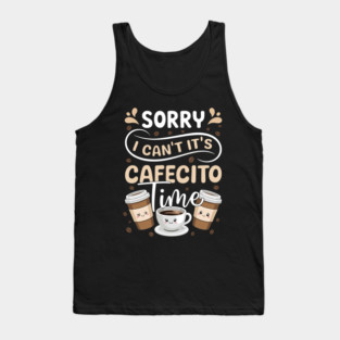 Cafecito & Concha Lovers Spanish Coffee Tank Top