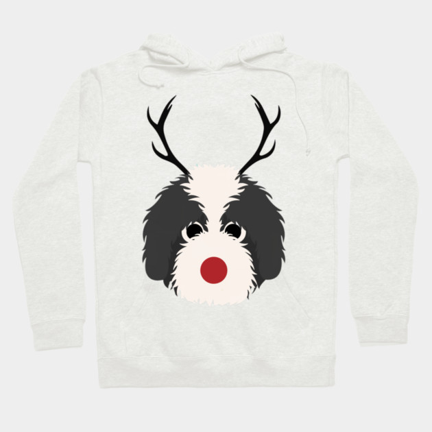 Christmas Reindeer Goldendoodle Cute Dogs Hoodie by yangho