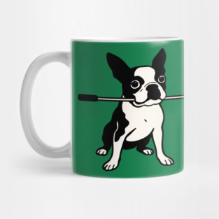 Boston Terrier Golfer – Funny Dog Golf Club Design Mug