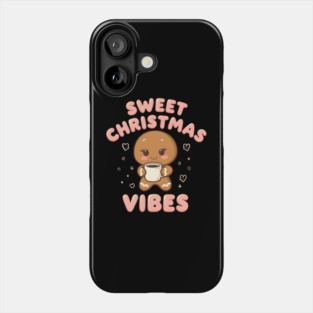 Kawaii Gingerbread Cookie Sweet Christmas Vibes Phone Case