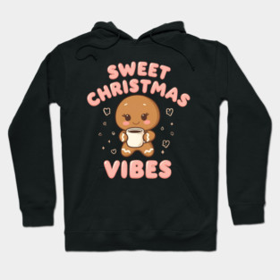 Kawaii Gingerbread Cookie Sweet Christmas Vibes Hoodie