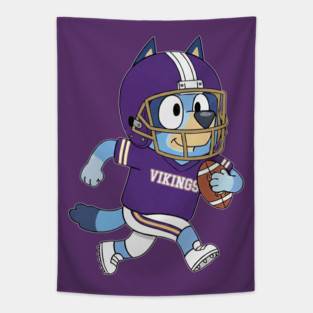 Minnesota Vikings Shirt Vikings Bluey Shirt Game Day Fan Gear M10150 Tapestry