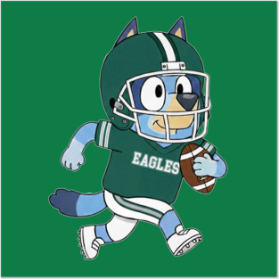 Philadelphia Eagles Shirt Eagles Bluey Shirt Game Day Fan Gear M10153 Posters and Art