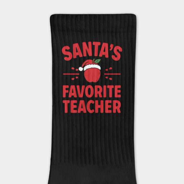 Santa’s Favorite Teacher Christmas by Ink Lines