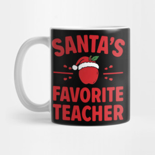 Santa’s Favorite Teacher Christmas Mug