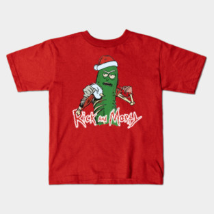 PICKLE RICK CHRISTMAS Kids T-Shirt