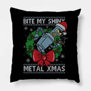 Shiny Metal Xmas Pillow