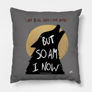 Big and Bad - Ylfa Snorgelsson Pillow