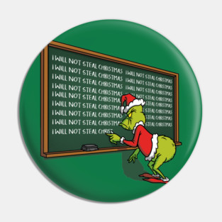 Grinch Detention Pin