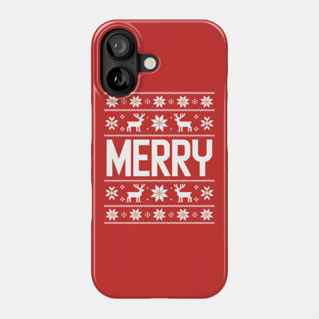 Merry Phone Case by CreativeSage