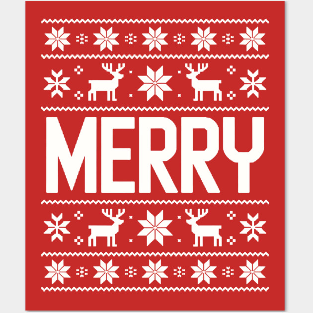 Merry Wall Art by CreativeSage