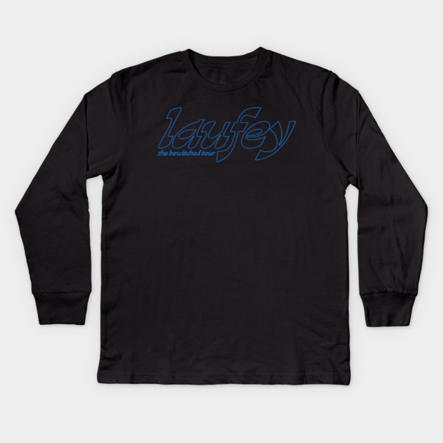 Laufey Bewitched Tour Kids Long Sleeve T-Shirt by celestial_artworks