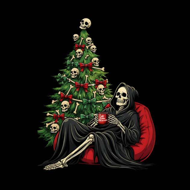 Grim Reaper Christmas Tree Soul Collector by Designed By Marty