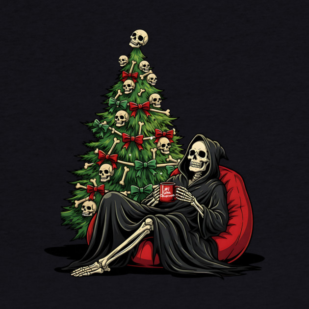 Grim Reaper Christmas Tree Soul Collector by Designed By Marty