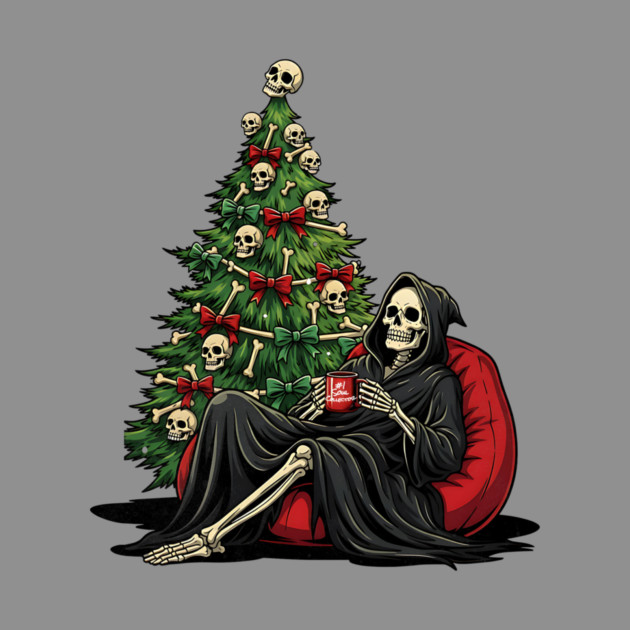 Grim Reaper Christmas Tree Soul Collector by Designed By Marty