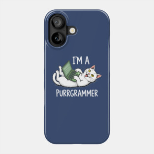 Purrrgrammer Cat: Coding Kitty Laptop Phone Case