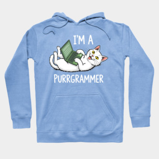 Purrrgrammer Cat: Coding Kitty Laptop Hoodie