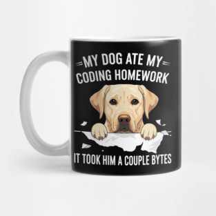 My Dog Ate My Coding Homework Mug