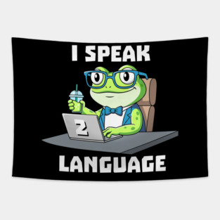 I Speak Two Language Tapestry