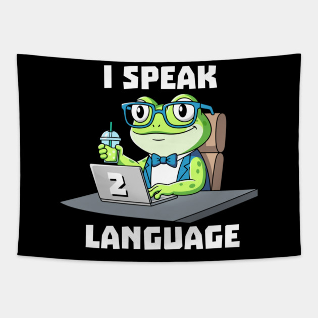 I Speak Two Language Tapestry by enrynz