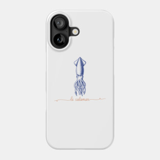 Le Calamar Phone Case