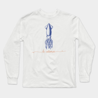 Le Calamar Long Sleeve T-Shirt