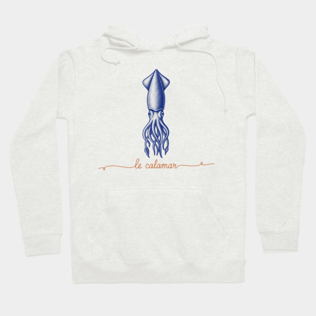 Le Calamar Hoodie by enrynz