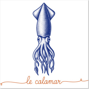 Le Calamar Posters and Art
