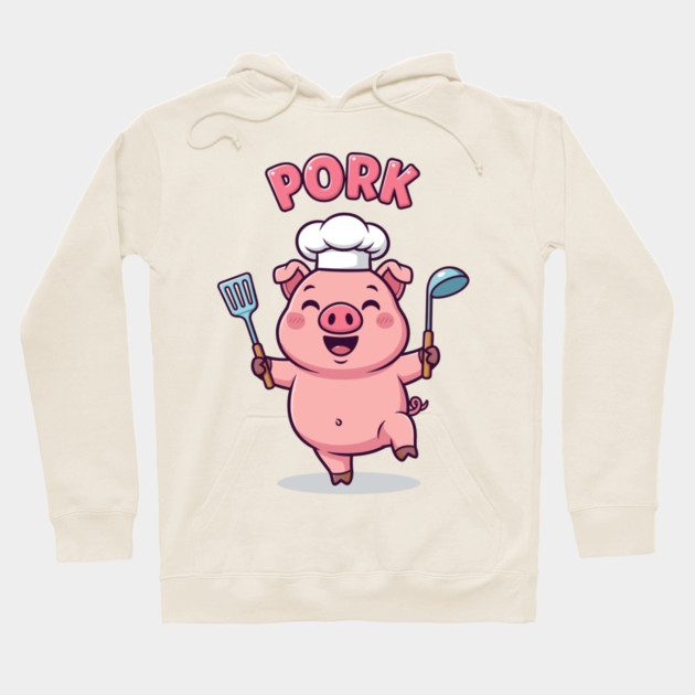 Pork Chef Fun Hoodie by enrynz