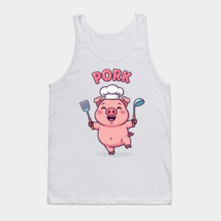 Pork Chef Fun Tank Top