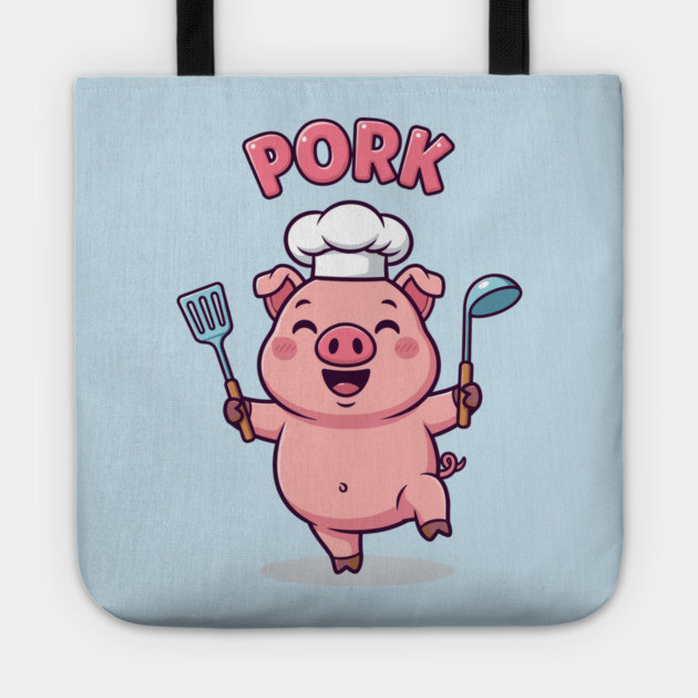 Pork Chef Fun Tote by enrynz
