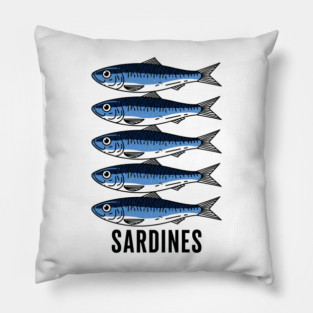 Sardine Squad Pillow