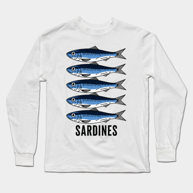 Sardine Squad Long Sleeve T-Shirt by enrynz