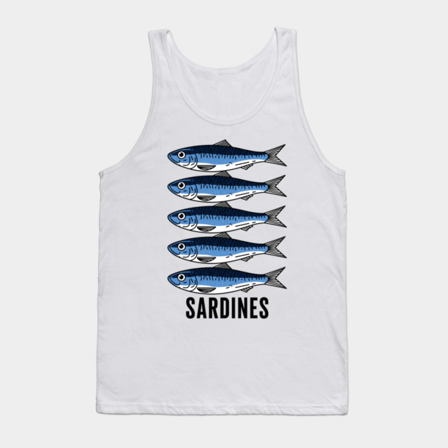 Sardine Squad Tank Top by enrynz