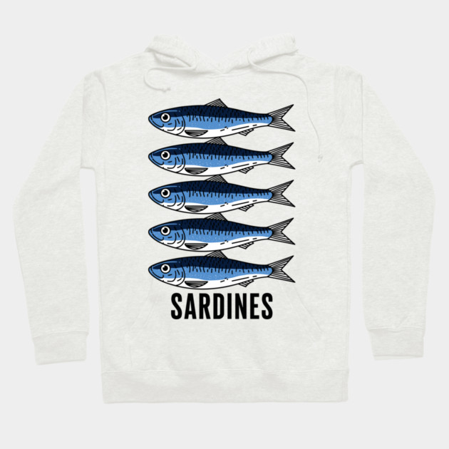Sardine Squad Hoodie by enrynz
