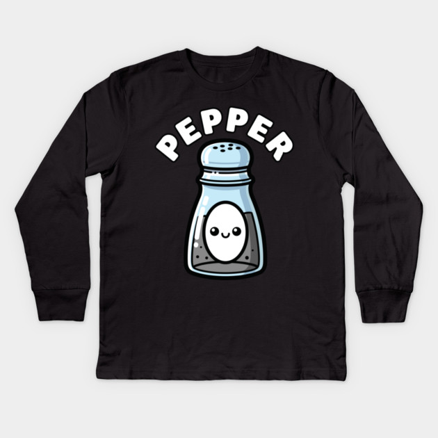 Pepper Kids Long Sleeve T-Shirt by enrynz