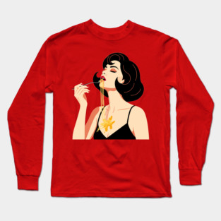Spaghetti Slurper Chic Long Sleeve T-Shirt