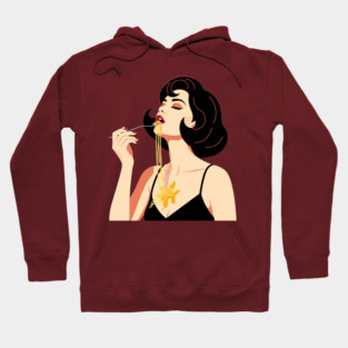 Spaghetti Slurper Chic Hoodie