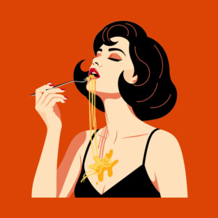 Spaghetti Slurper Chic T-Shirt