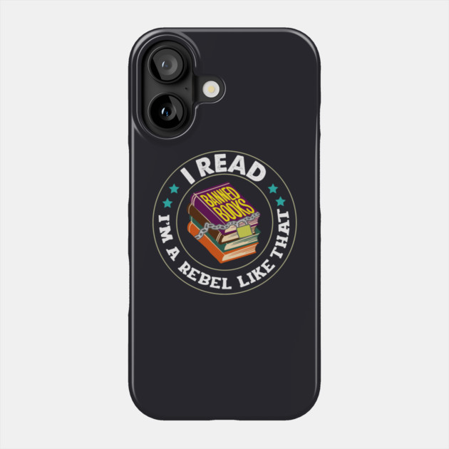 I Read Banned Books Phone Case by Charles's Store 8