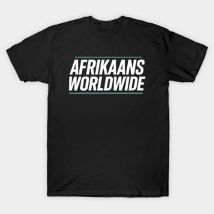 Afrikaans Worldwide South Africa Pride T-Shirt