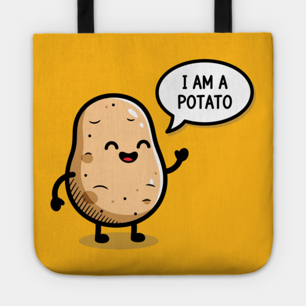 Laughing Potato Meme Tote by enrynz