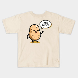Laughing Potato Meme Kids T-Shirt