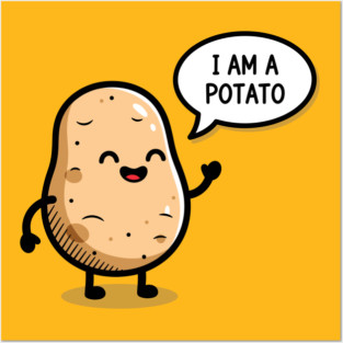 Laughing Potato Meme Posters and Art