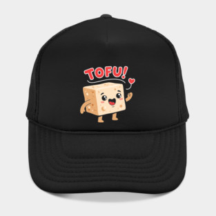 Tofu Love: Adorable Cartoon Tofu Hat