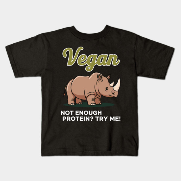 Not Enough Protein? Try Me! Kids T-Shirt by enrynz