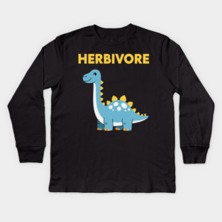 Dino-Mite Herbivore Kids Long Sleeve T-Shirt