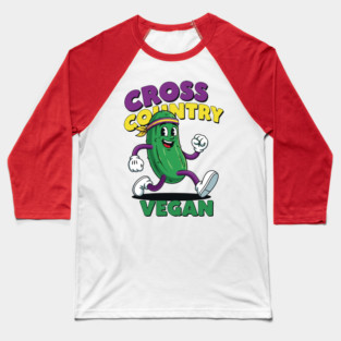Cross Country Vegan Baseball T-Shirt