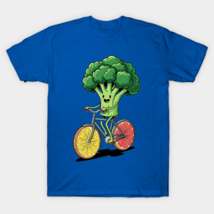 Broccoli Biking Fun T-Shirt